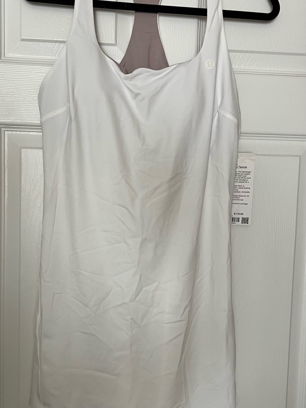 lululemon athletica White One-Shoulder Dress